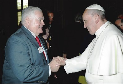 Pope Francis and Gary Krupp Pave the Way Foundation PTWF