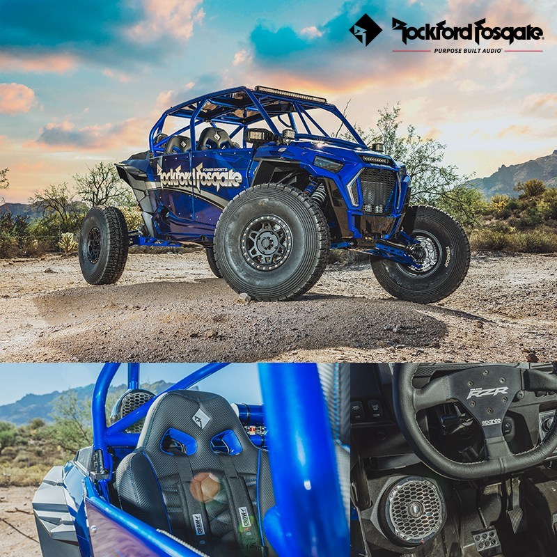 Polaris RZR XP Turbo S equipped with Rockford Fosgate Audio Kit