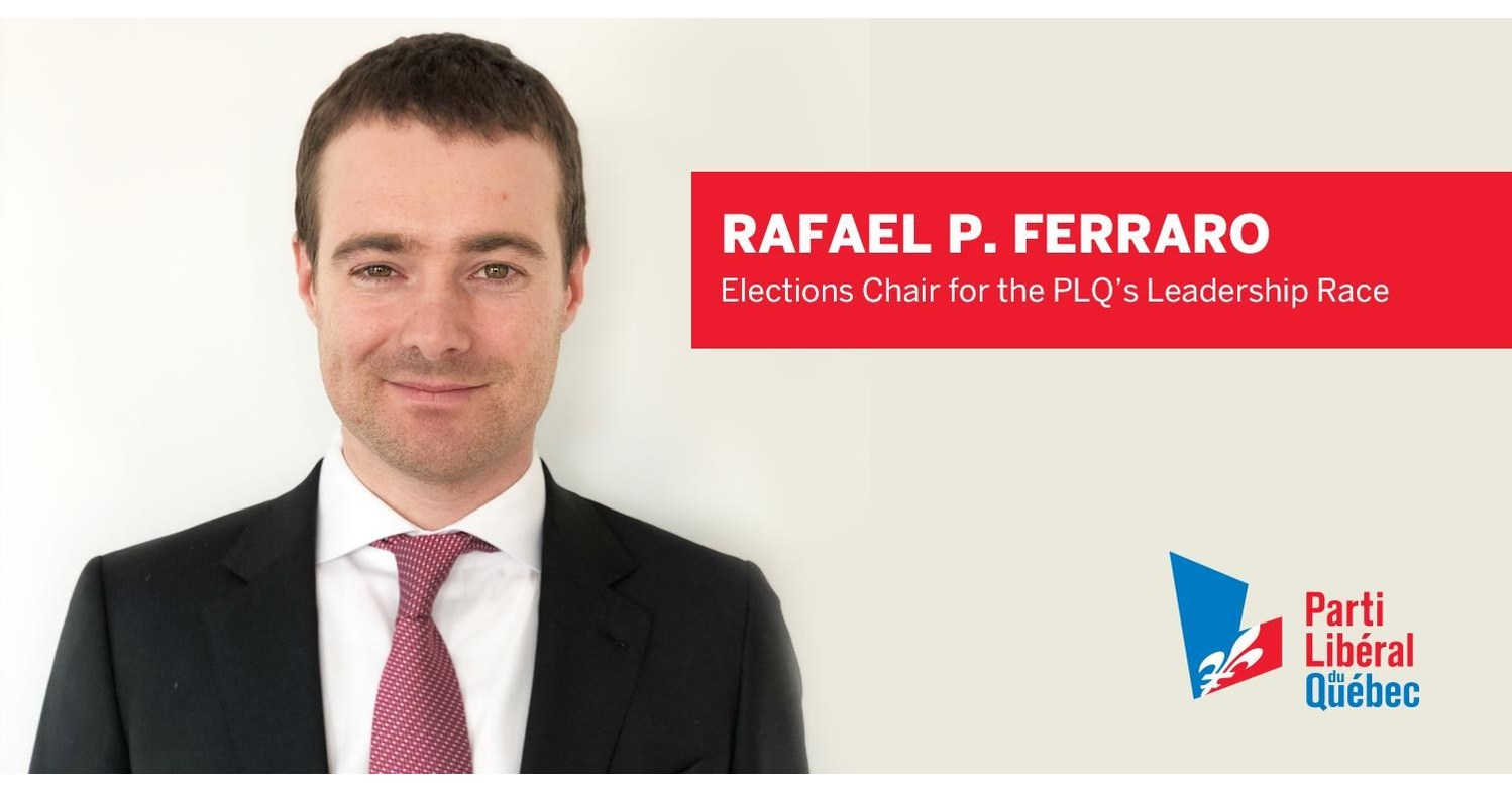 Rafael P. Ferraro named Elections Chair for the PLQ's leadership race