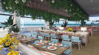 A view of the Hyde Paradiso dining patio coming to Gold Coast, Australia for March 2019