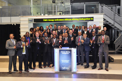 African Mining Delegation Closes the Market (CNW Group/TMX Group Limited)