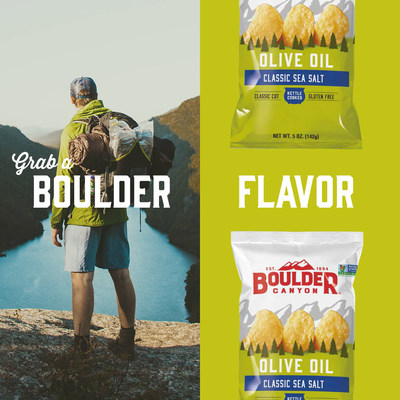 On packaging and illustrated in Boulder Canyon’s new digital content, fans will find encouragement to follow their own path, savor the journey, and to celebrate their real, honest experiences. Whether campside in the Flatirons, streamside in the foothills, or taking a quick snack break, Boulder Canyon is a conduit to adventure.