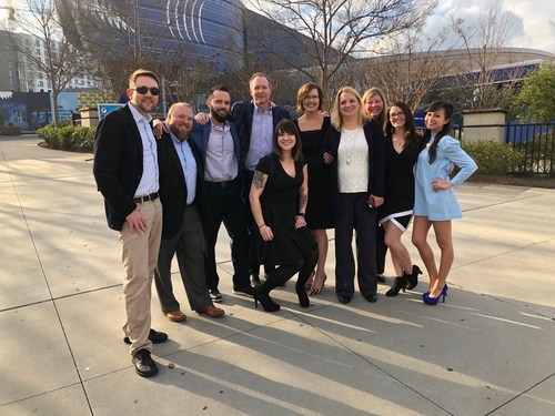 Some of the Impact Partnership's employees attending the Top Workplaces 2019 Dinner.