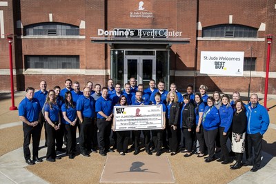 Best Buy employees visit St. Jude Children's Research Hospital on Wednesday, March 6, 2019.