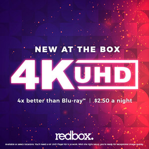 Redbox More Than Doubles Cities With 4K Ultra-HD Rental Availability