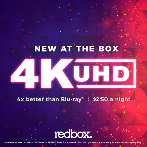 Redbox More Than Doubles Cities With 4K UltraHD Rental Availability