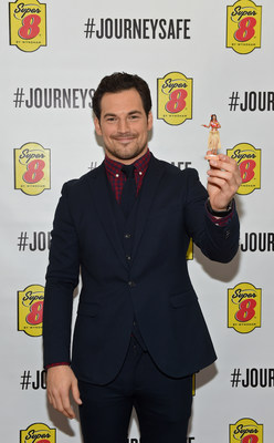 Giacomo Gianniotti, philanthropist and actor, poses at Super 8 by Wyndham’s Journey Safe event on Thursday, March 7, 2019 in New York, NY. The event marks launch of the brand’s new campaign, #JourneySafe, which aims to sound the alarm on drowsy driving timed to Daylight Saving and National Sleep Awareness Month. Visit Super8.com/journeysafe to learn more.