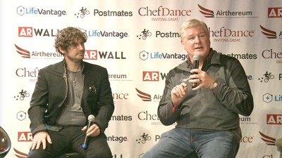 Josh Constantine, Editor of TechCrunch interviews Mark Donohue, Founder of Lifeguides, at Sundance