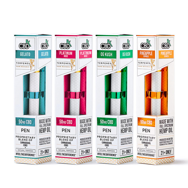 CBDfx Debuts New Disposable CBD Vape Pens w/Terpenes