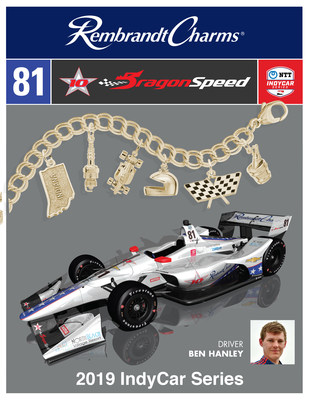 Rembrandt Charms has joined DragonSpeed as a launch sponsor of the globally accomplished sportscar team’s NTT IndyCar Series entry to be piloted by Ben Hanley in five 2019 rounds of America’s premier open-wheel series.