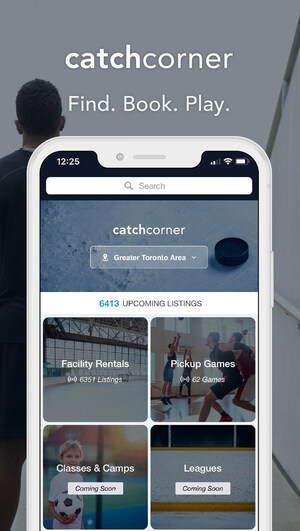 CatchCorner Launches: Toronto-Based App for Booking Sport Facilities and Playing Pickup Games