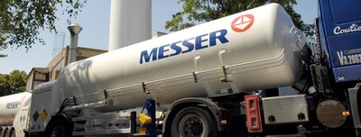 Messer bulk gases truck