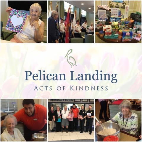 Residents and associates at Pelican Landing Assisted Living and Memory Care enjoyed a month-long Acts of Kindness program as part of their Common Unity initiatives.