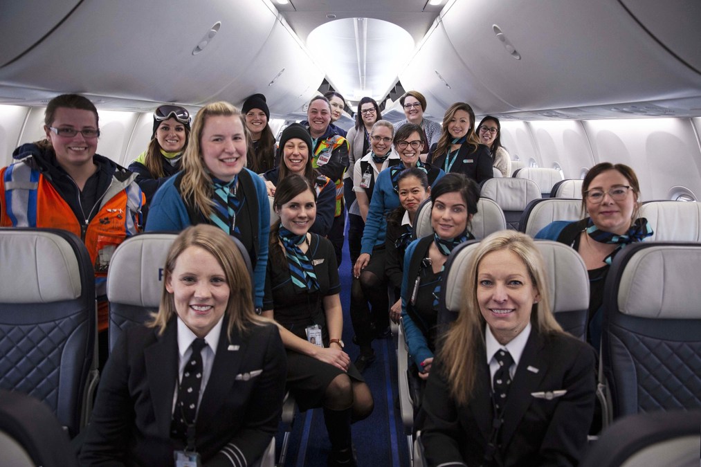 Westjet Celebrates International Women S Day With All Female