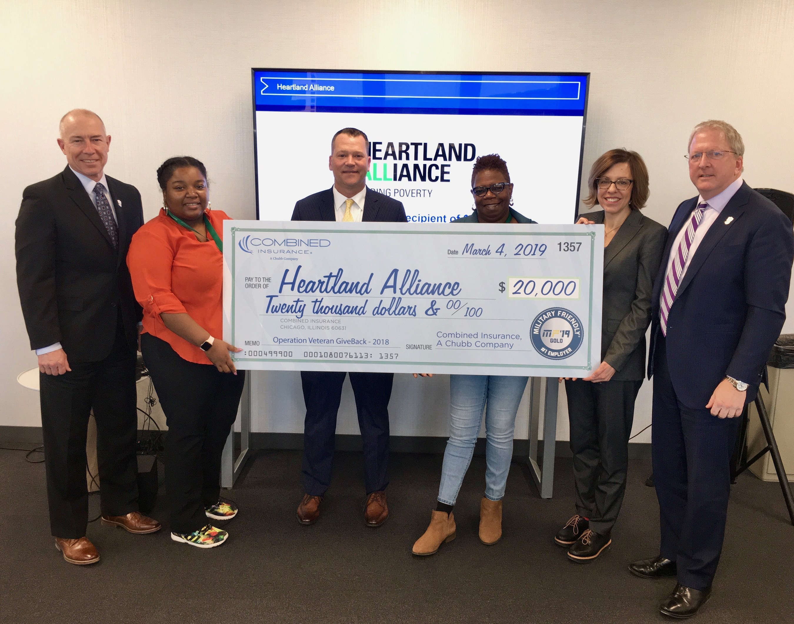 Combined Insurance Donates 50 000 To Veteran Related Charities Mar 8 2019