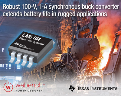 TI’s highly integrated, wide-VIN DC/DC buck regulator extends battery life in rugged industrial and automotive applications TI’s highly integrated, wide-VIN DC/DC buck regulator extends battery life in rugged industrial and automotive applications