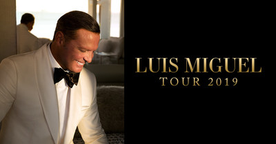 Luis Miguel Announces 2019 North American Tour (PRNewsFoto/Live Nation Entertainment)