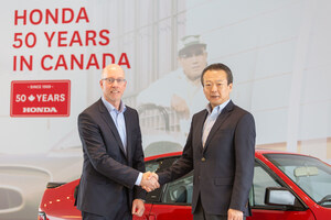 Honda célèbre avec fierté ses 50 ans au Canada