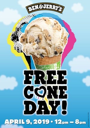 Ben &amp; Jerry's Declares April 9th Free Cone Day