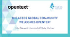 ACEDS Announces OpenText Discovery as Newest Premier Diamond Level Affiliate Partner
