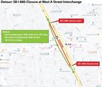 TRAFFIC ADVISORY: Southbound I-880 in Hayward to be Closed Seven Nights This Month