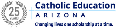 25 Anniversary Catholic Education Arizona celebrating 25 years of providing scholarships to educate underserved children in Arizona. (PRNewsfoto/Catholic Education Arizona)
