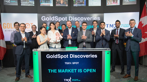 GoldSpot Discoveries Corp. Opens the Market (CNW Group/TMX Group Limited)