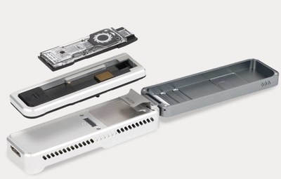 Oxford Nanopore’s Flongle is designed to offer rapid, low cost, on-demand DNA or RNA sequencing. (PRNewsfoto/Oxford Nanopore Technologies)