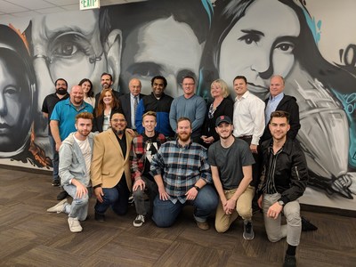 Bottega staff with AdvancEd accreditation board - October, 2018