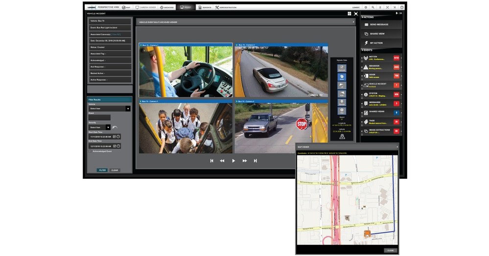LENSEC Announces Fleet Management in Perspective VMS® v3.5.0