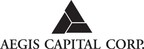 Aegis Capital Corp. (www.aegiscapcorp.com) is pleased to announce Benjamin Zucker has joined the firm as Head of Specialty Finance Research.