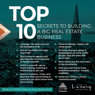 Top 10 Secrets to Building a Big Real Estate Business