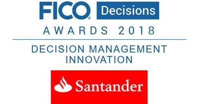 Santander Brazil has won the FICO Decisions Award for Decision Management Innovation.