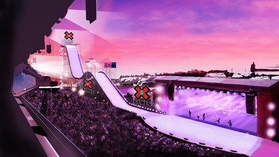 X-Games rendering - Stampede Park (CNW Group/Tourism Calgary)