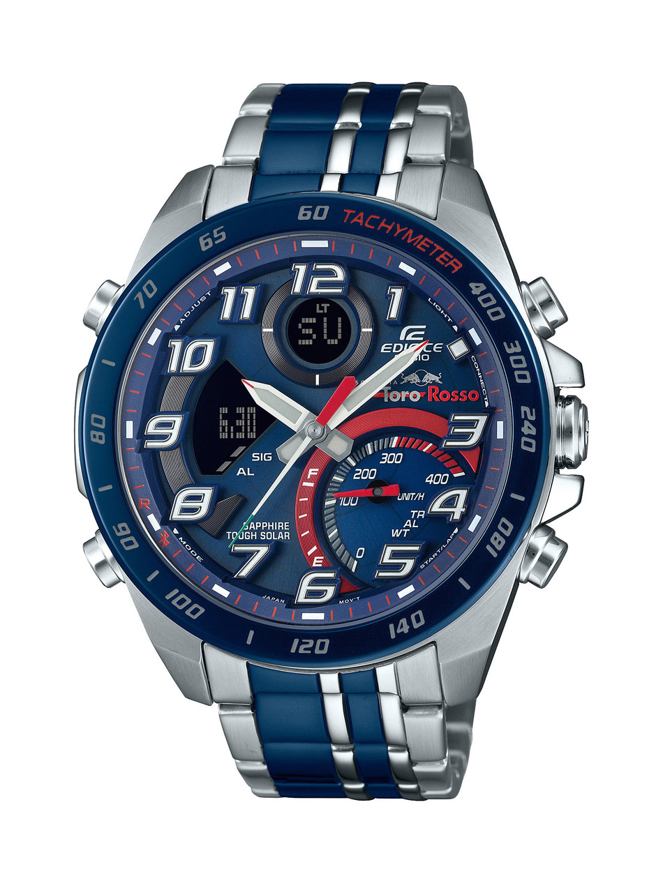 The new Casio EDIFICE Scuderia Toro Rosso Limited Edition chronograph ECB-900TR