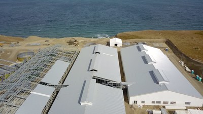 Sixty South new hatchery development north of Porvenir, Tierra del Fuego