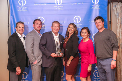 SunPower 2018 Residential Regional Dealer of the Year Award