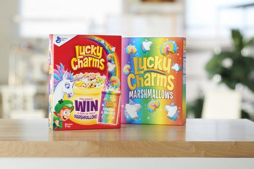 Lucky Charms announced the return of its Lucky Charms Marshmallow Only Promotion. 15,000 winners will receive a limited-edition box filled with rainbow and unicorn marshmallows.