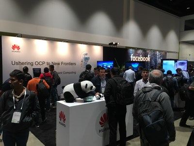 Huawei Booth in OCP Global Summit (PRNewsfoto/Huawei)