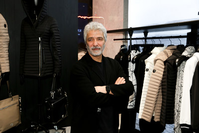 Evik Asatoorian, President and Founder of Rudsak, standing in the new Rudsak flagship store in New York City's Hudson Yards. (CNW Group/RUDSAK)