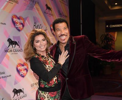 Shania Twain and Lionel Richie. Credit Denise Truscello/Getty Images for Keep Memory Alive.