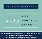 Frost &amp; Sullivan Recognizes Nextiva with 2019 Customer Value Leadership Award