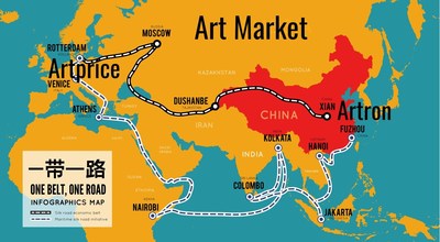 Belt and Road Initiative (BRI) Artprice - Artron - Art Market (PRNewsfoto/Artprice.com)