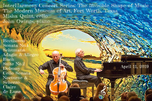 Cellist Misha Quint Pianist John Owings Perform in InterHarmony Concert Invisible Shape of Music @Modern Museum of Art