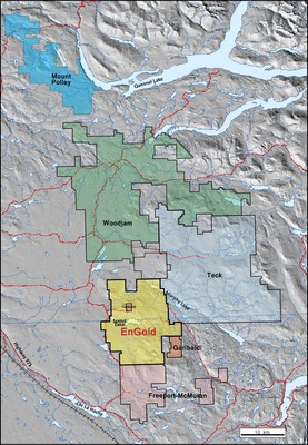 Lac La Hache Area Key Landholder Map (CNW Group/Engold Mines Ltd.)
