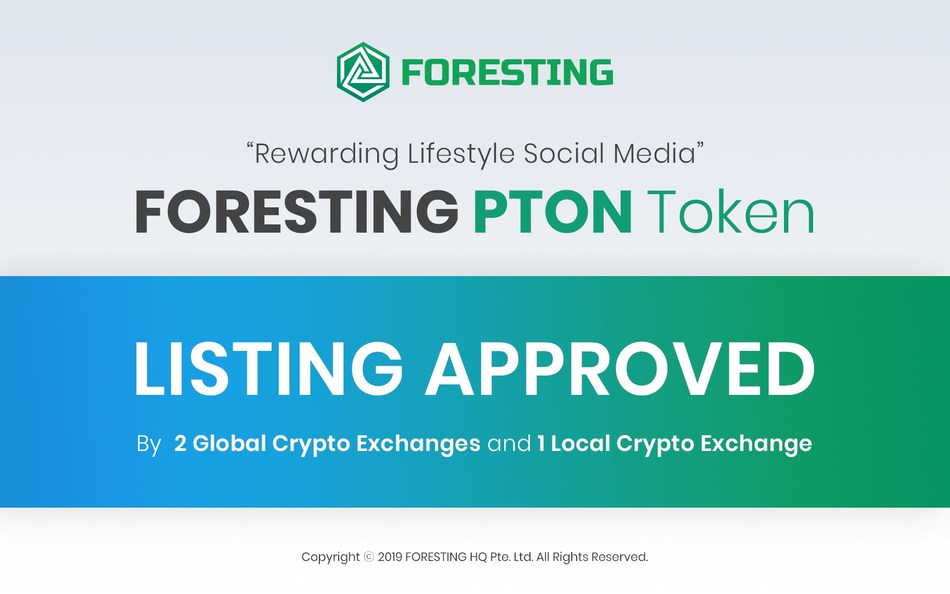 FORESTING PTON Token Listing approved