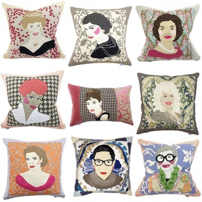 Some of our best sellers are the handcrafted "Women We Love" Pillows (think Dolly Parton, Maya Angelou and Princess Di to name a few), our beautiful copper serving pieces with enamel horn handles (designed and created by the phenomenal artist Ben Caldwell) and amazingly realistic children's duvet covers (optical illusion duvets featured in the movie, Wonder). We offer the exquisite Ever Alice and Tilton Street jewelry collections. Our chic, yet durable dog beds are flying off the shelves.