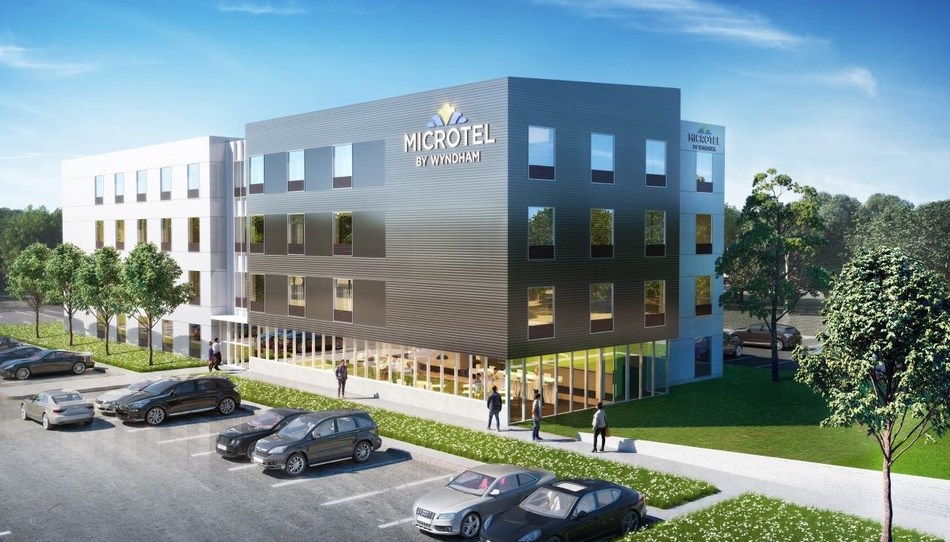 Above, a rendering of Microtel by Wyndhamâ??s new Moda prototype designed to optimize efficiences, elevate the brandâ??s aesthetic and reduce building costs for developers.