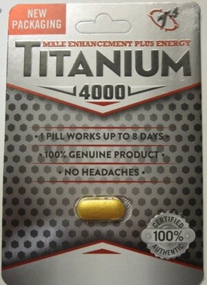 Information Update - Titanium 4000 and 10K Iron Horse, unauthorized sexual enhancement supplements, seized from Adult Source stores in Calgary, Alberta, may pose serious health risks
