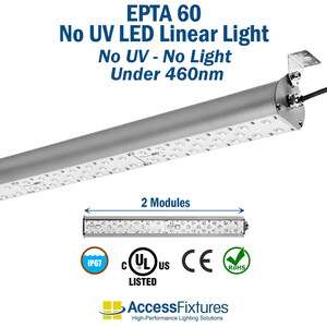 New No UV - No Light Below 450nm Linear Fixtures by Access Fixtures